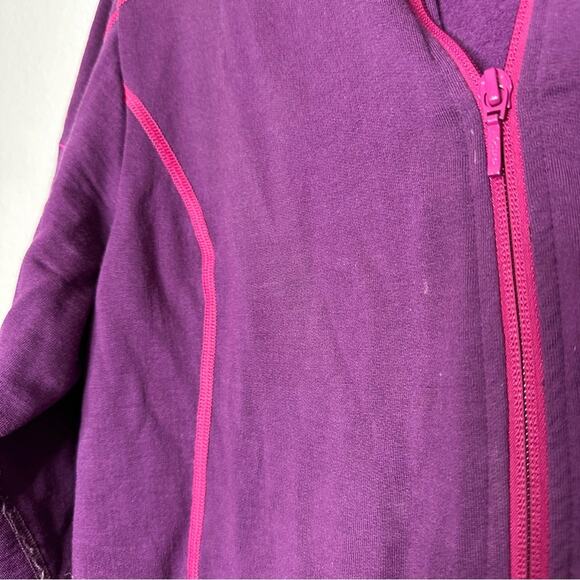 Bergans of Norway Purple Merino Wool Vikke Lady Zip Up Jacket Large - Picture 6 of 7